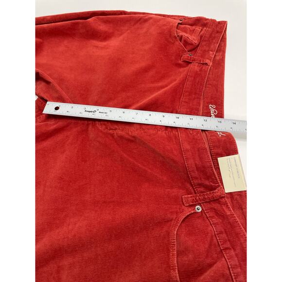 NWT Universal Thread High Rise Corduroy Skinny Bootcut Jeans Orange Red 26 R - Picture 11 of 12